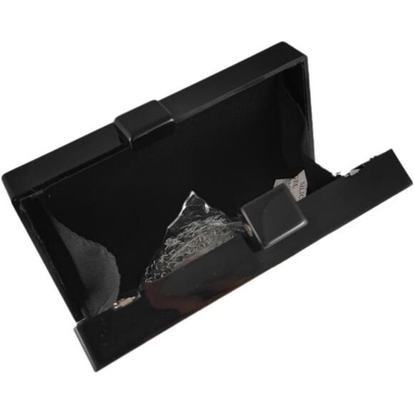 Boutique De FGG Acrylic Clutch Purses for Women Evening Handbags Chain Shoulder - Picture 6 of 7